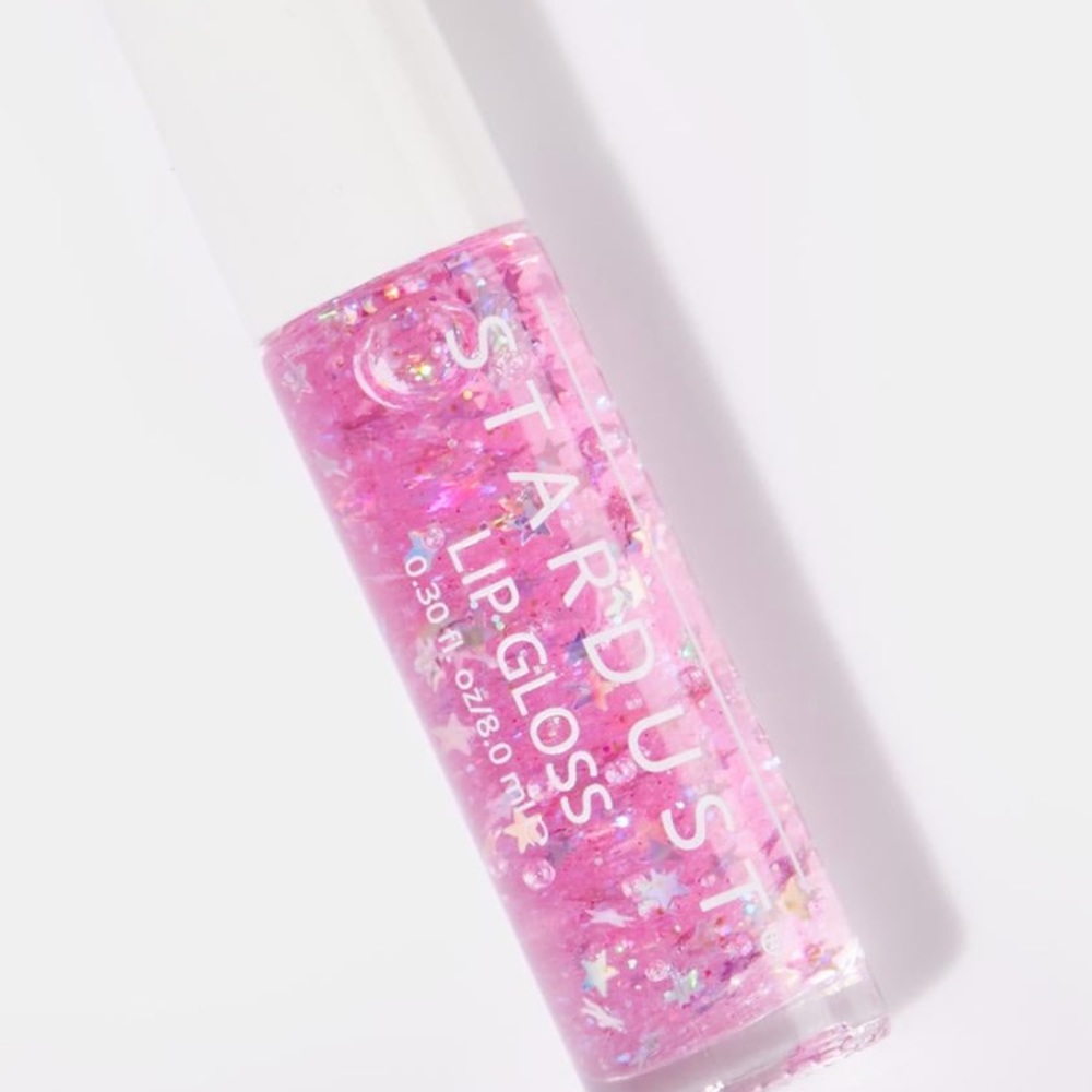 Lavender Stardust Pink Star Roll On Lip Gloss